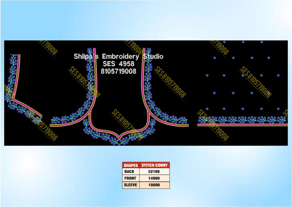 Embroidery Designs 4901-5000 Series