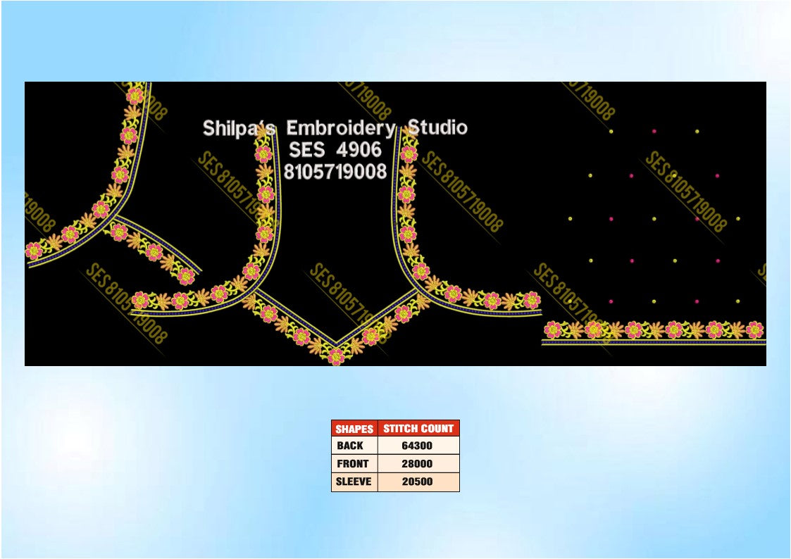 Embroidery Designs 4901-5000 Series