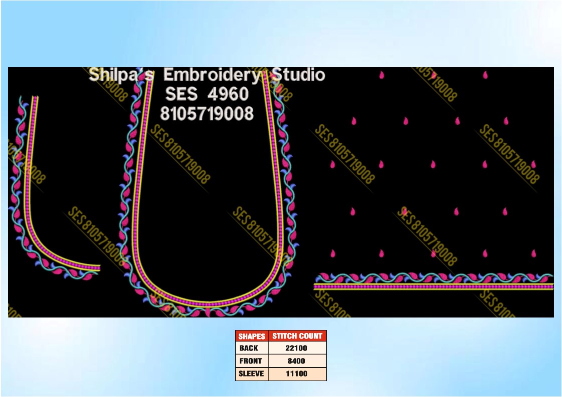 Embroidery Designs 4901-5000 Series