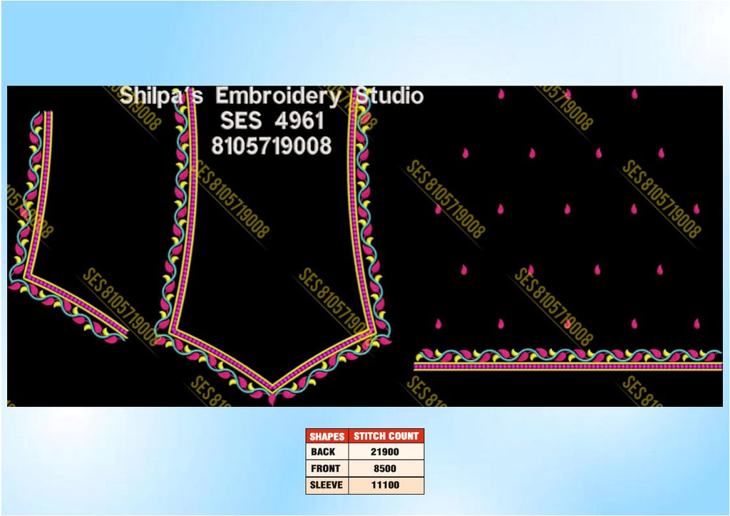 Embroidery Designs 4901-5000 Series