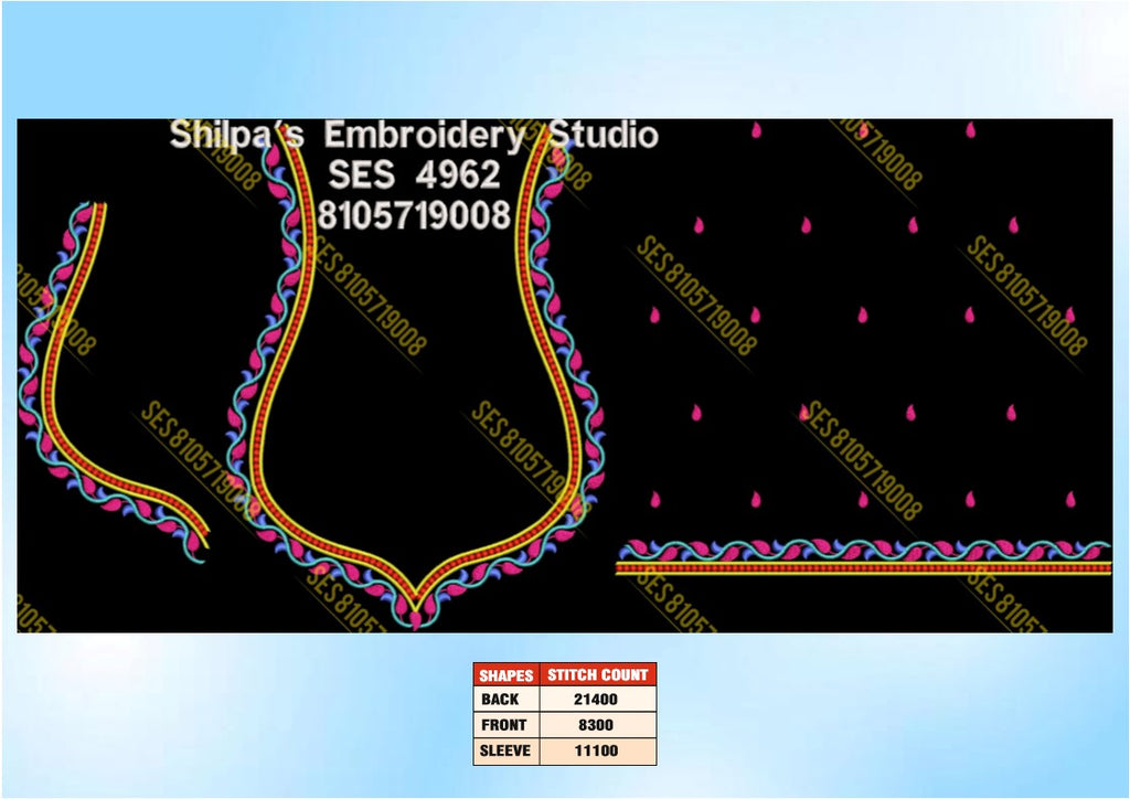 Embroidery Designs 4901-5000 Series