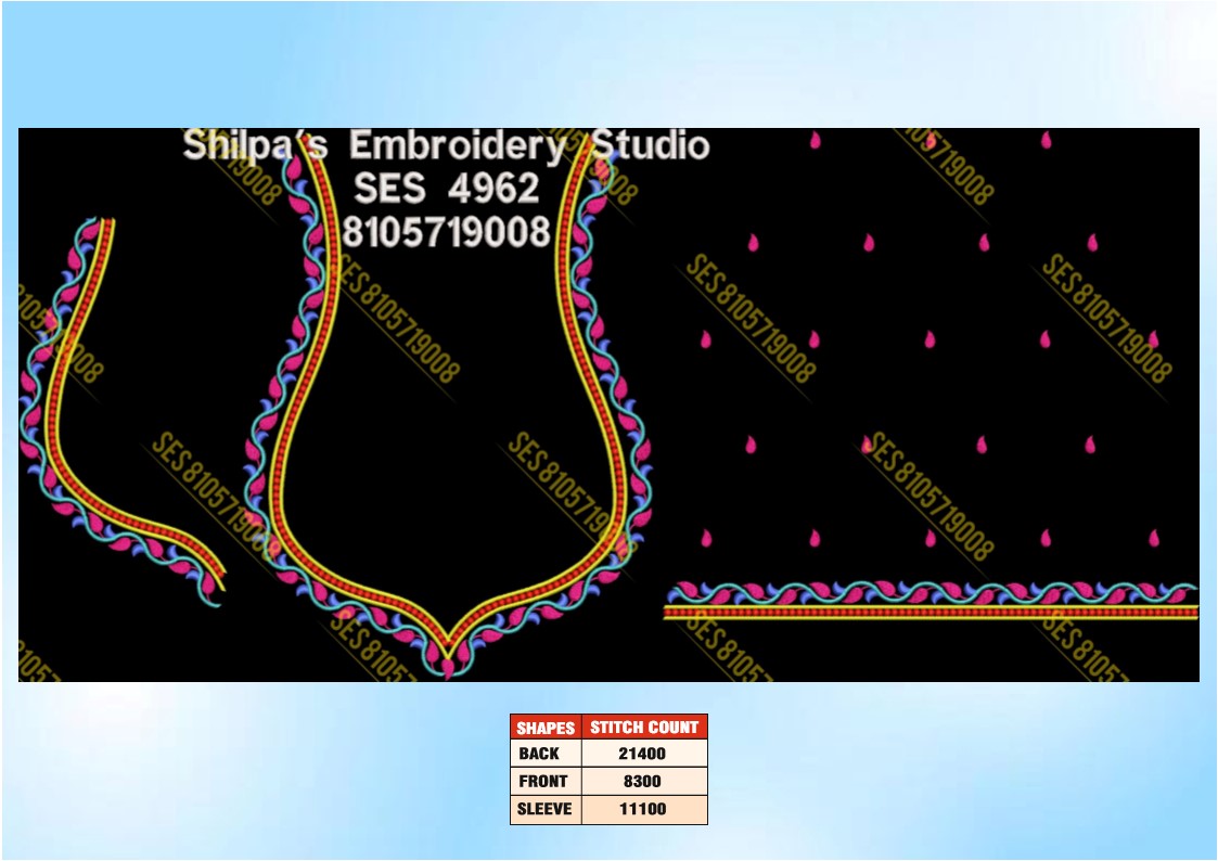 Embroidery Designs 4901-5000 Series