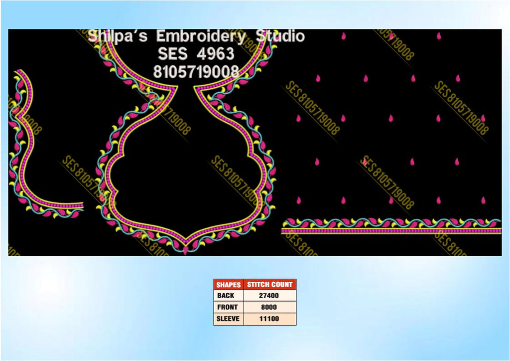 Embroidery Designs 4901-5000 Series