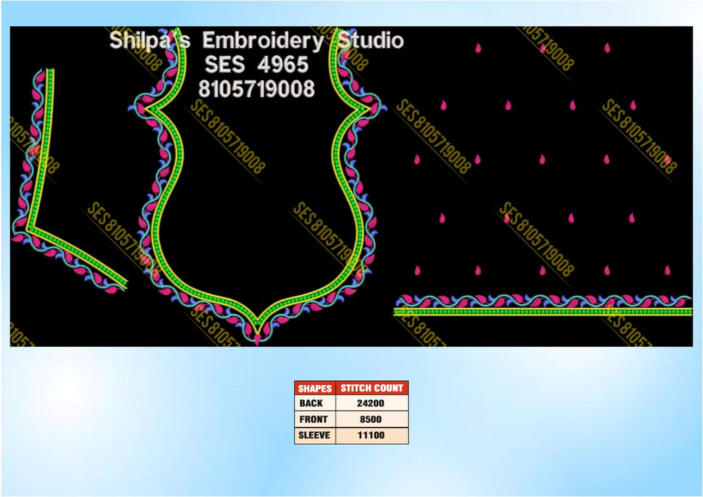 Embroidery Designs 4901-5000 Series