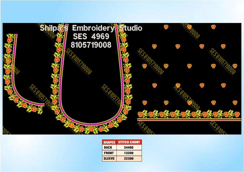 Embroidery Designs 4901-5000 Series