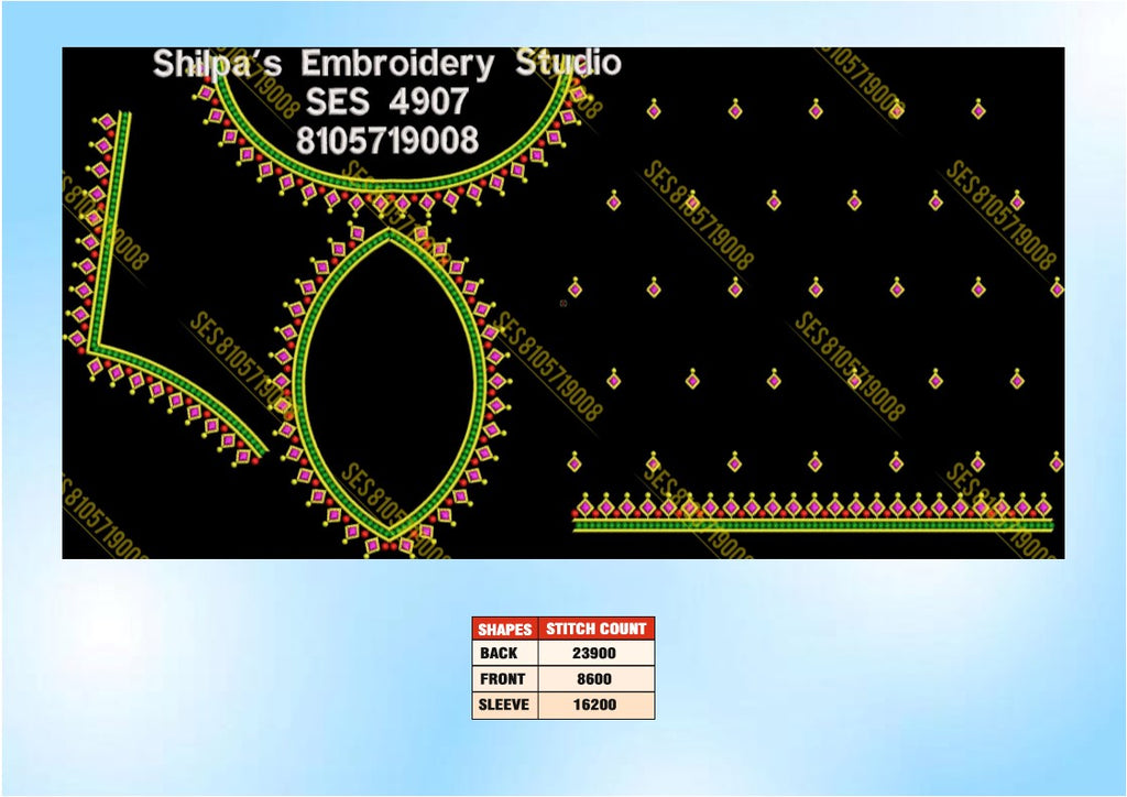 Embroidery Designs 4901-5000 Series