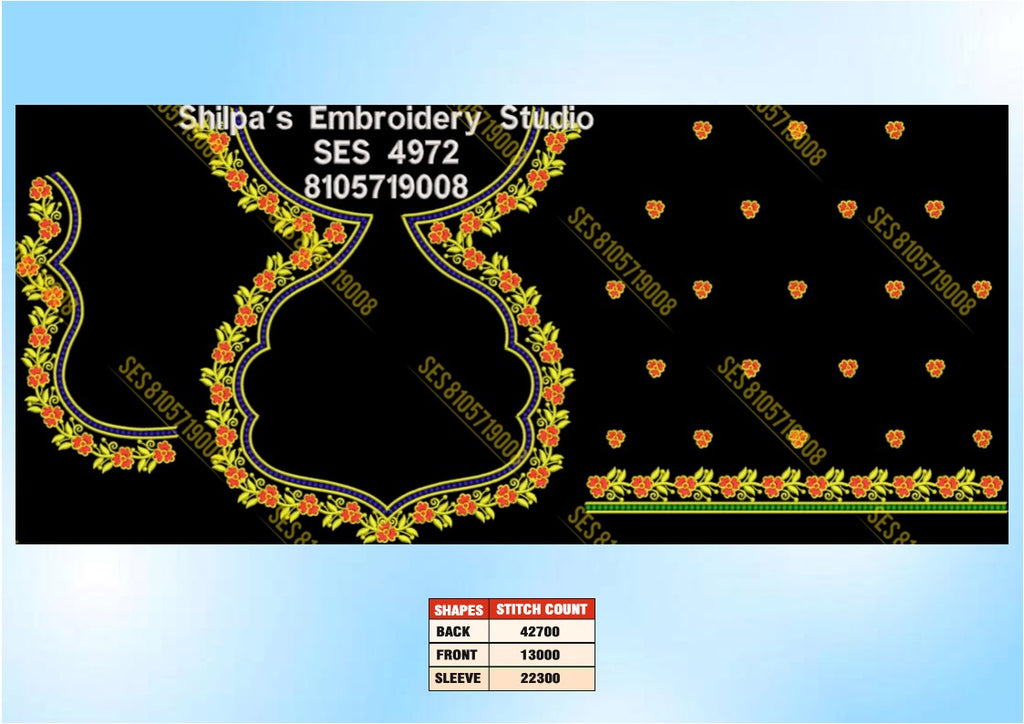 Embroidery Designs 4901-5000 Series