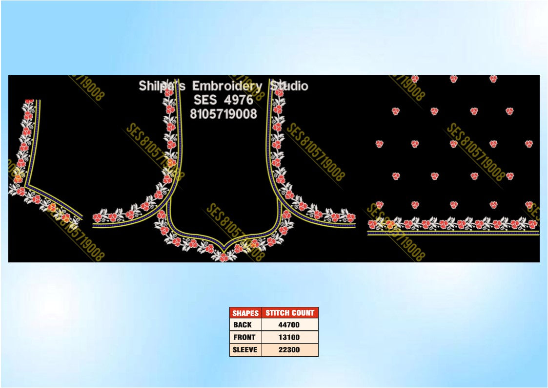 Embroidery Designs 4901-5000 Series