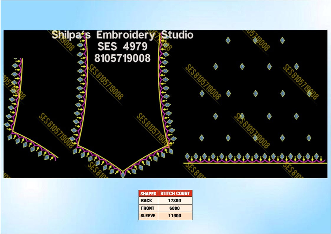 Embroidery Designs 4901-5000 Series