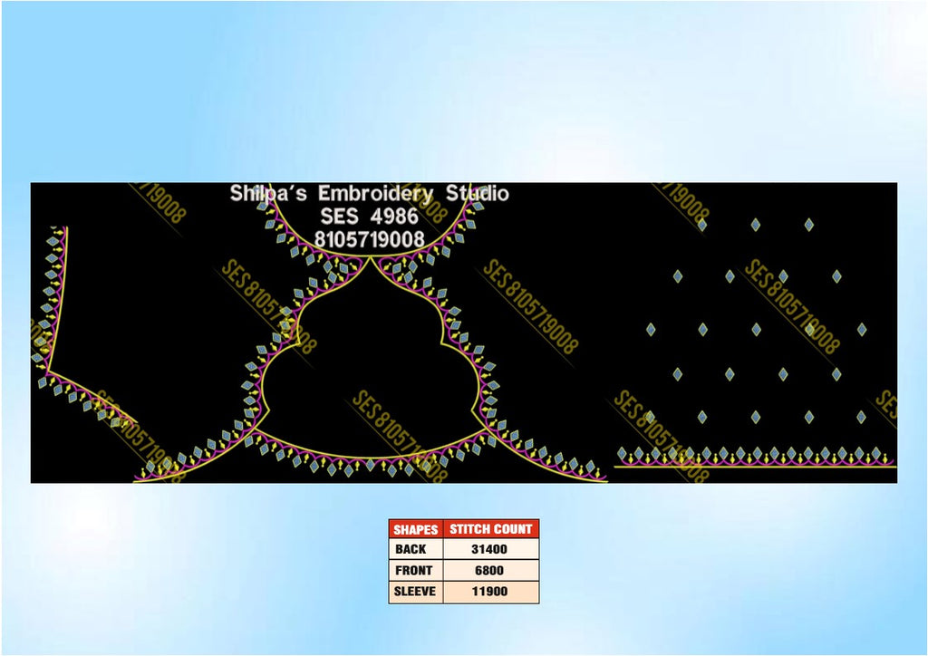 Embroidery Designs 4901-5000 Series