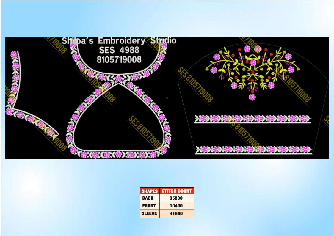 Embroidery Designs 4901-5000 Series