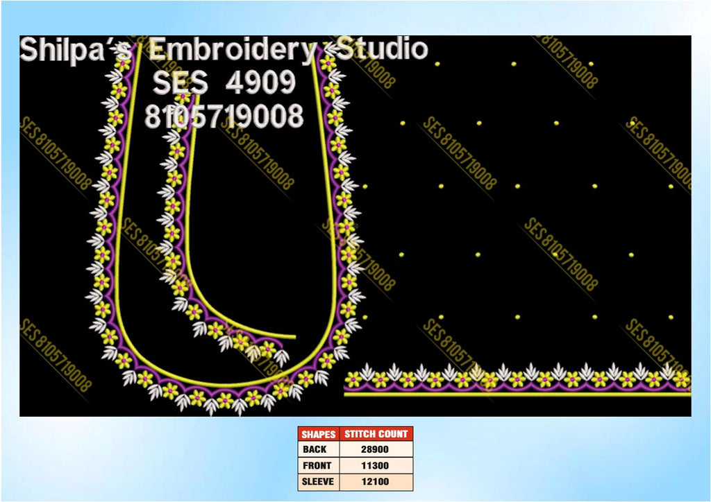 Embroidery Designs 4901-5000 Series