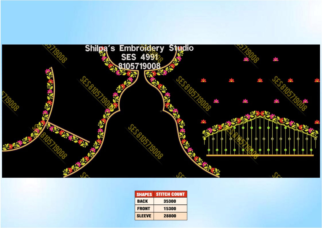Embroidery Designs 4901-5000 Series