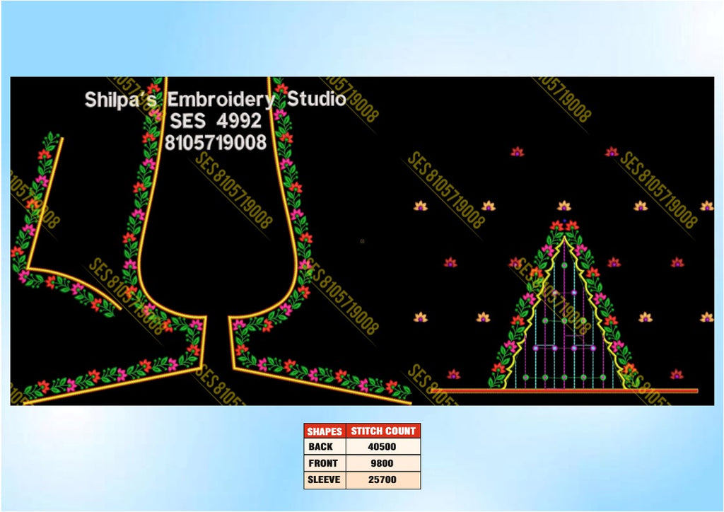 Embroidery Designs 4901-5000 Series