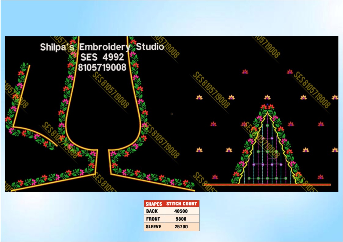 Embroidery Designs 4901-5000 Series