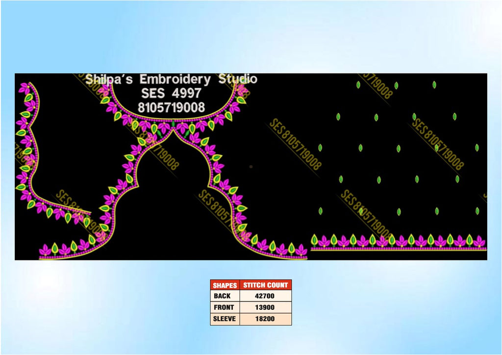 Embroidery Designs 4901-5000 Series
