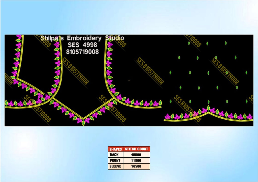 Embroidery Designs 4901-5000 Series