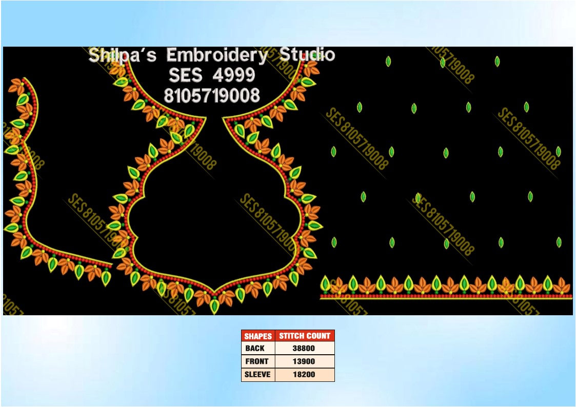 Embroidery Designs 4901-5000 Series