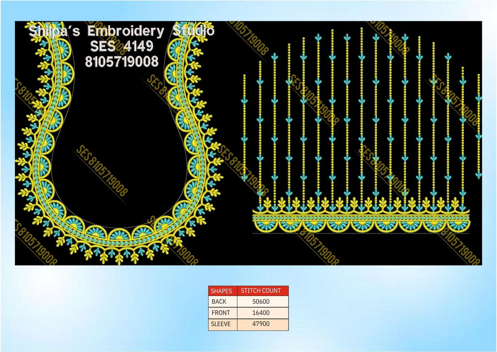 Embroidery Designs 4101-4200 Series