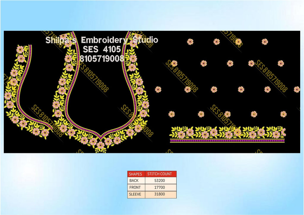 Embroidery Designs 4101-4200 Series