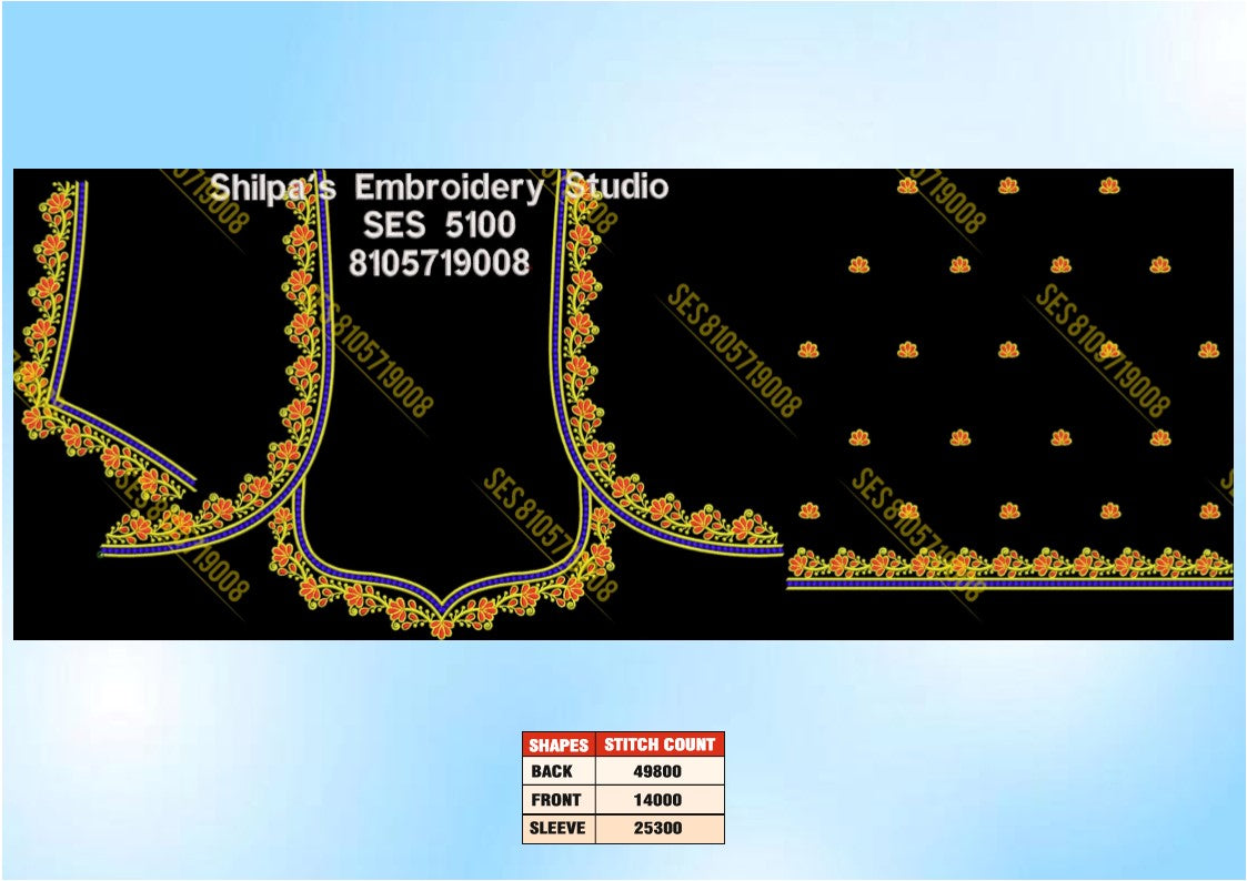 Embroidery Designs 5001-5100 Series