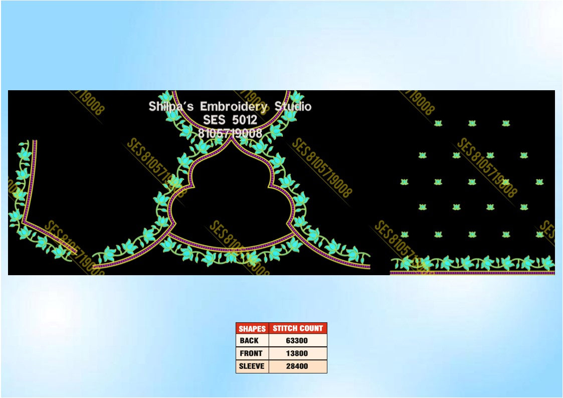 Embroidery Designs 5001-5100 Series