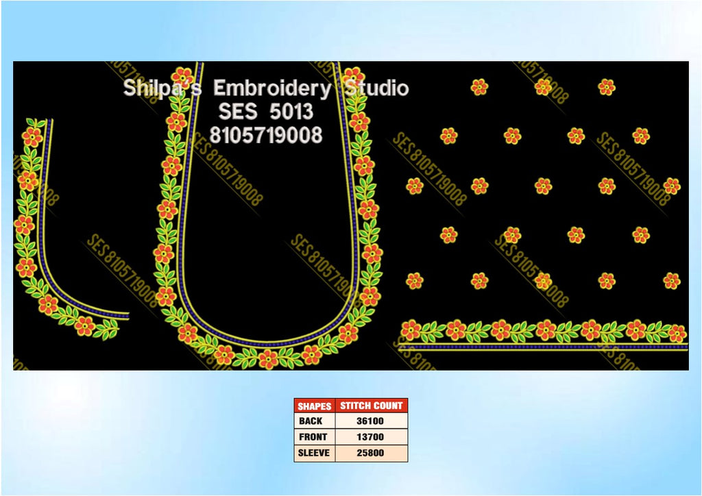 Embroidery Designs 5001-5100 Series