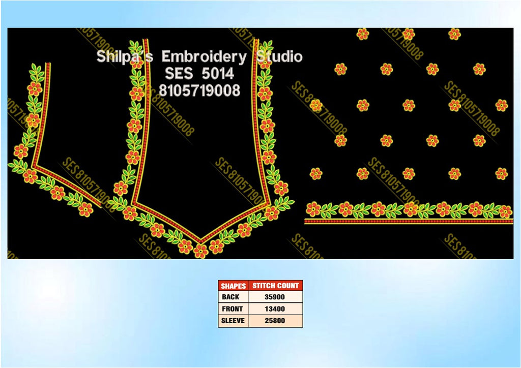 Embroidery Designs 5001-5100 Series