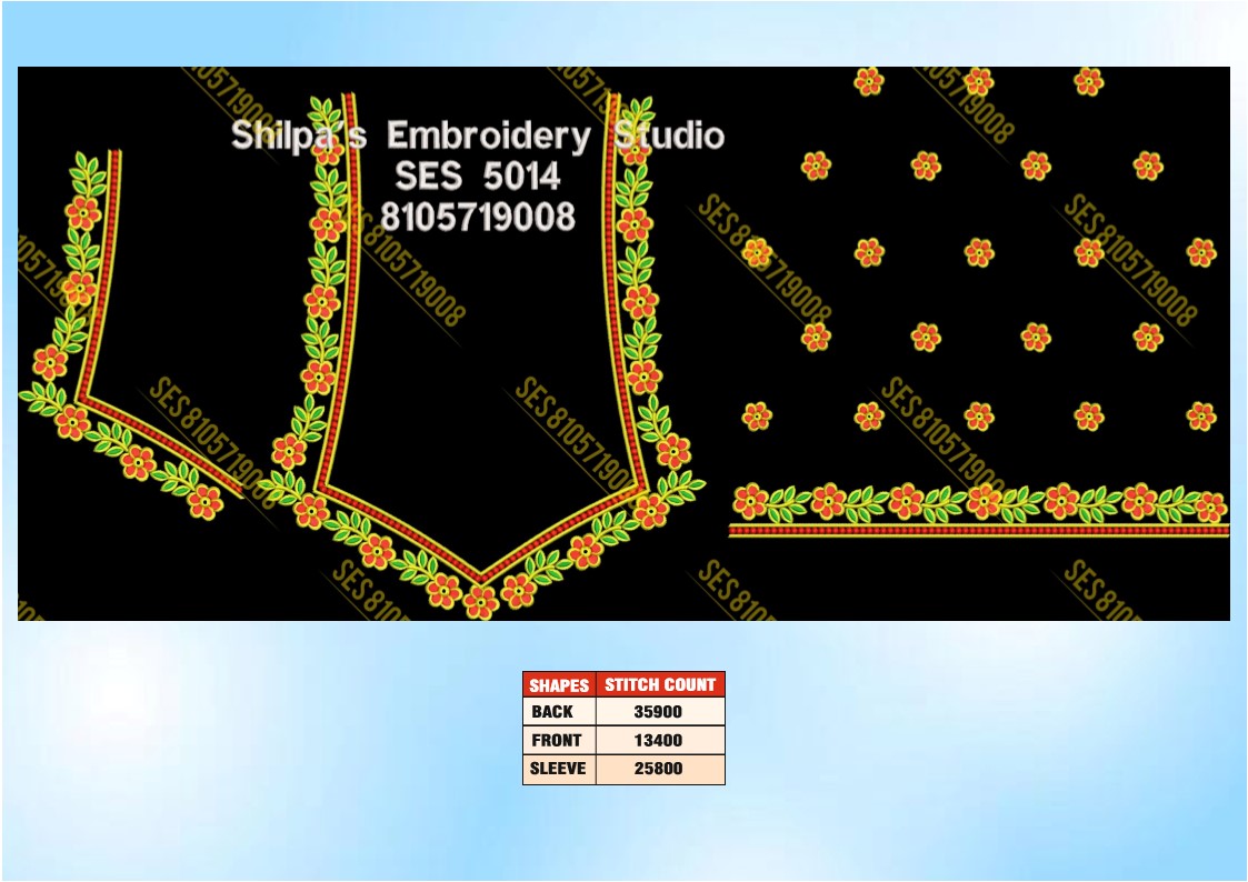 Embroidery Designs 5001-5100 Series
