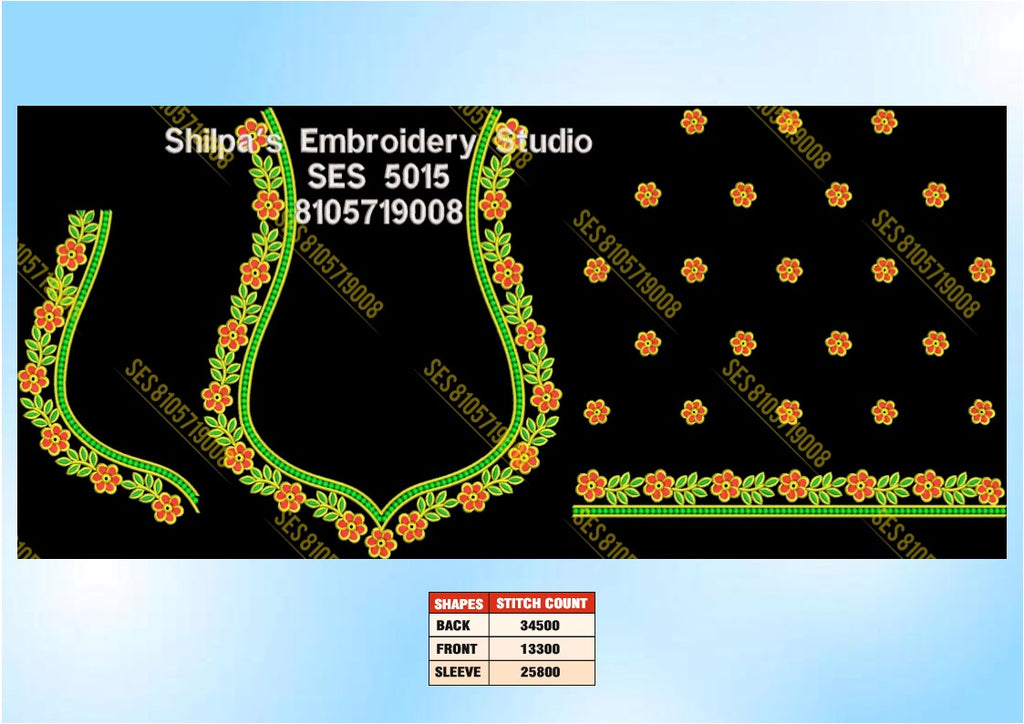 Embroidery Designs 5001-5100 Series