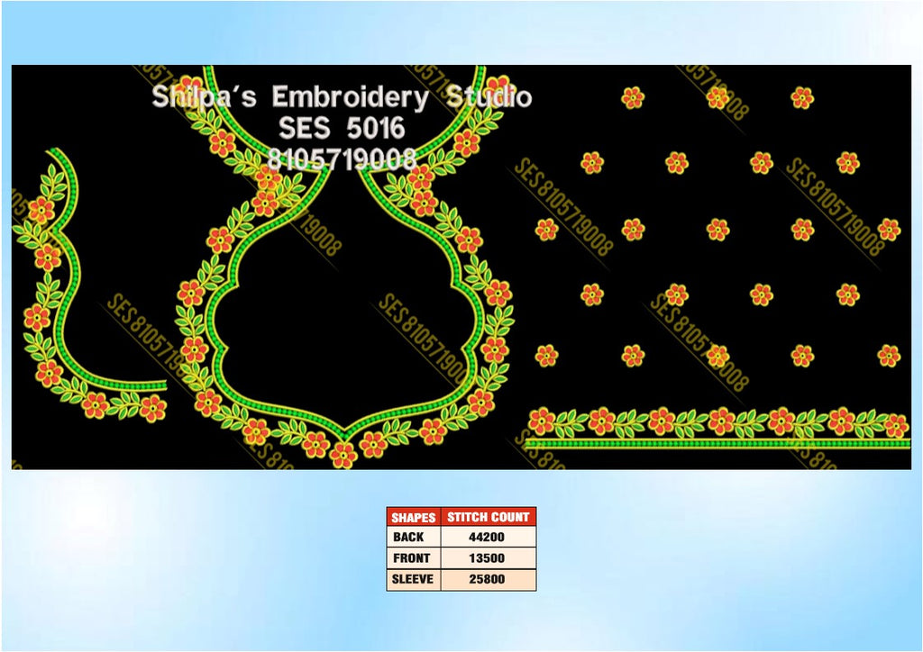 Embroidery Designs 5001-5100 Series