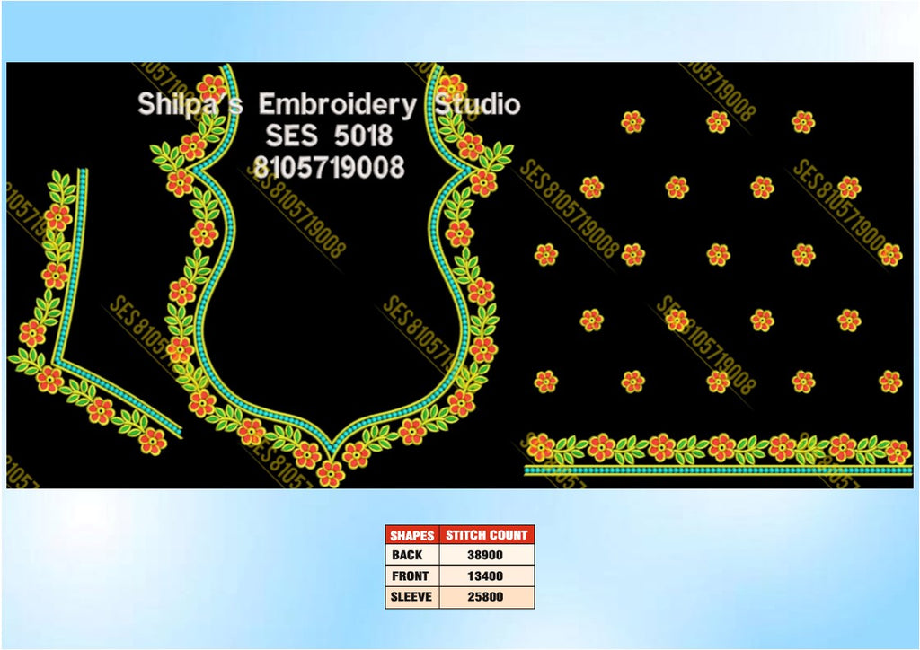 Embroidery Designs 5001-5100 Series