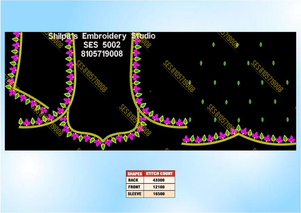 Embroidery Designs 5001-5100 Series