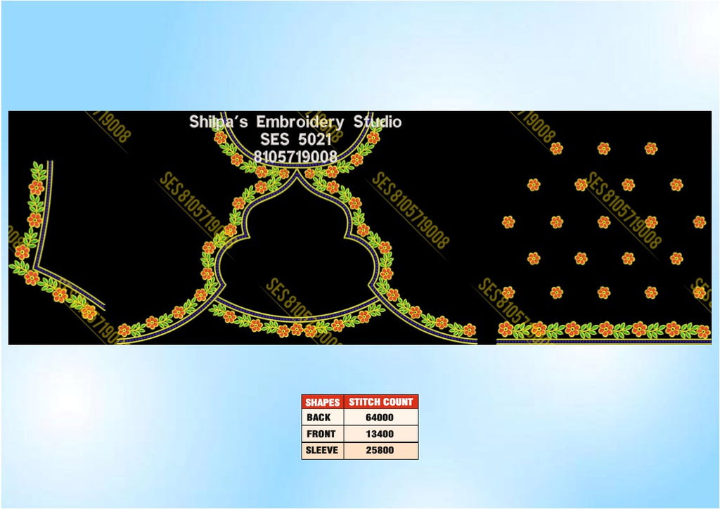 Embroidery Designs 5001-5100 Series