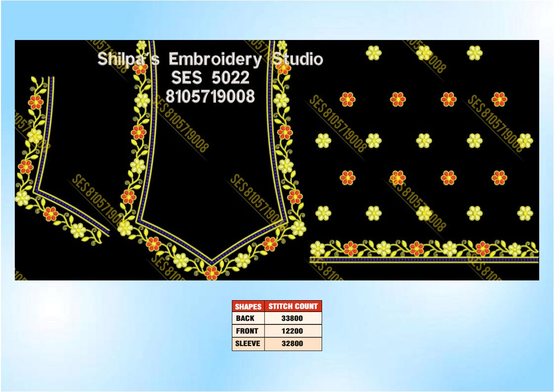 Embroidery Designs 5001-5100 Series