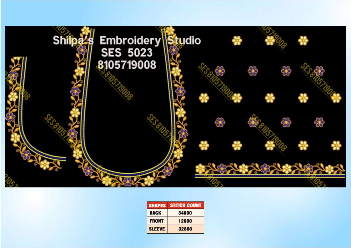 Embroidery Designs 5001-5100 Series
