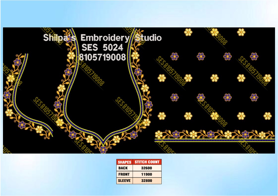 Embroidery Designs 5001-5100 Series