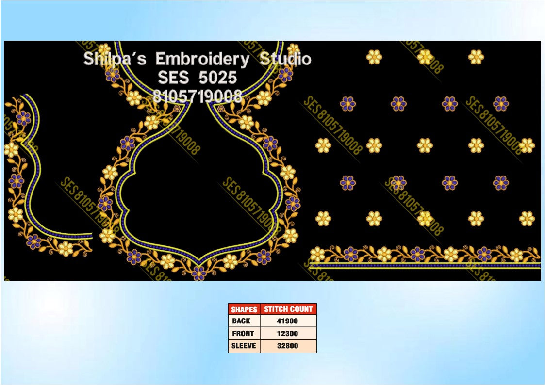 Embroidery Designs 5001-5100 Series
