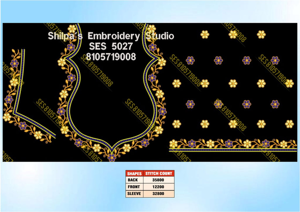 Embroidery Designs 5001-5100 Series