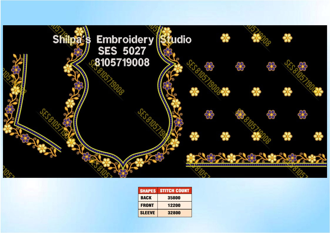 Embroidery Designs 5001-5100 Series