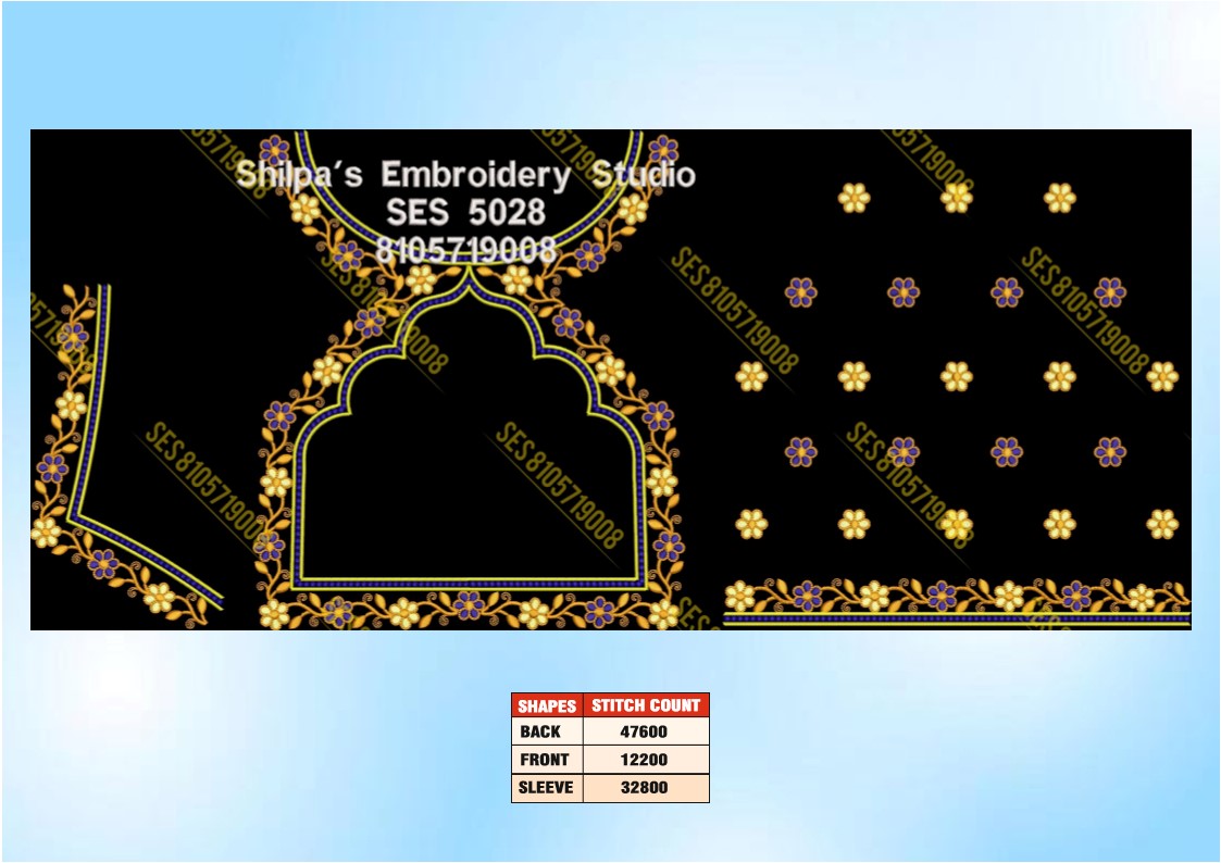 Embroidery Designs 5001-5100 Series