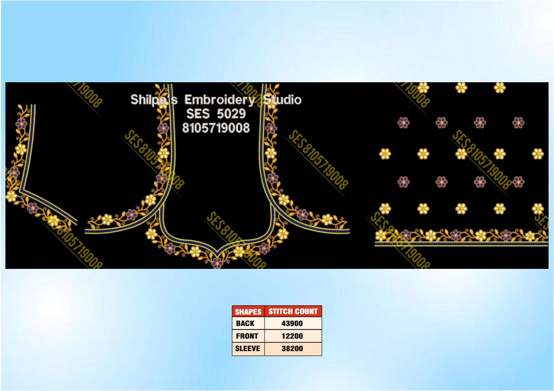 Embroidery Designs 5001-5100 Series