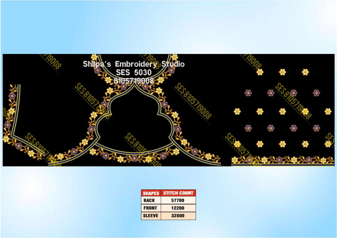 Embroidery Designs 5001-5100 Series