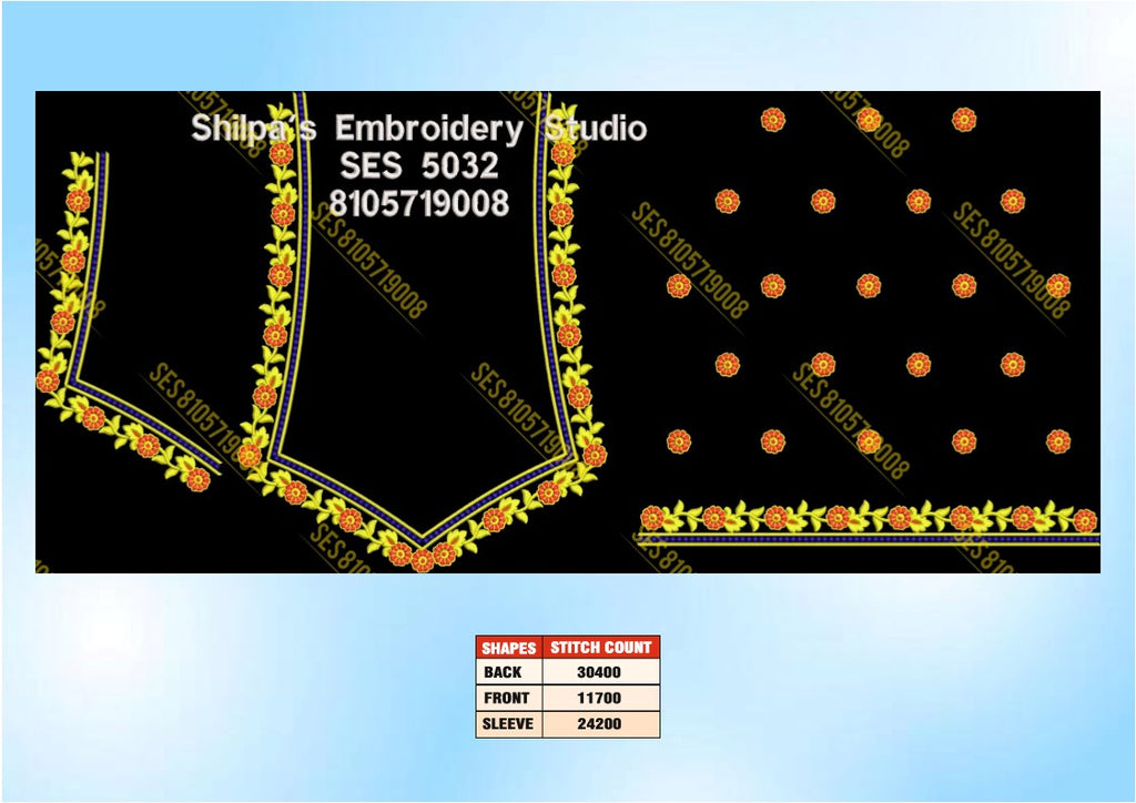 Embroidery Designs 5001-5100 Series