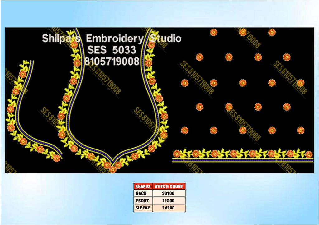 Embroidery Designs 5001-5100 Series
