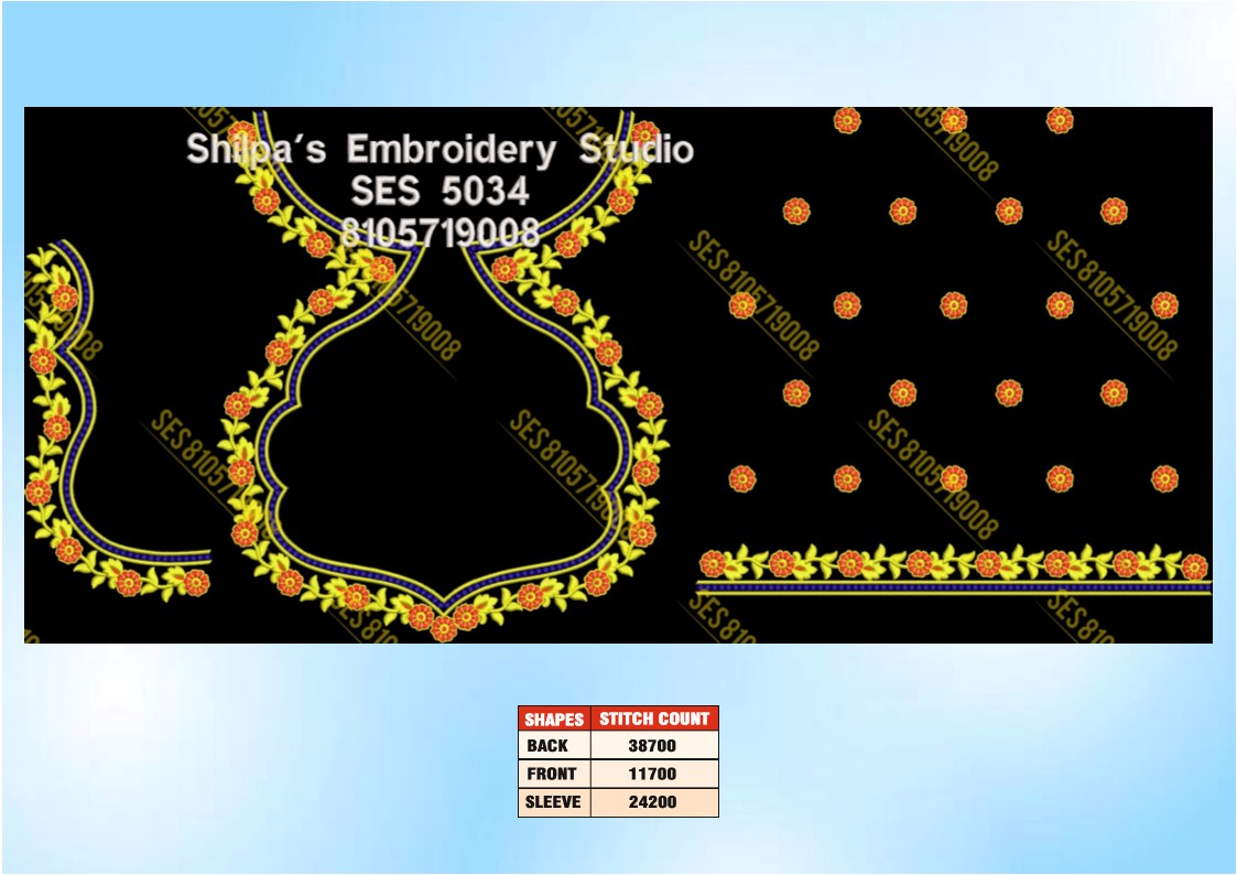Embroidery Designs 5001-5100 Series