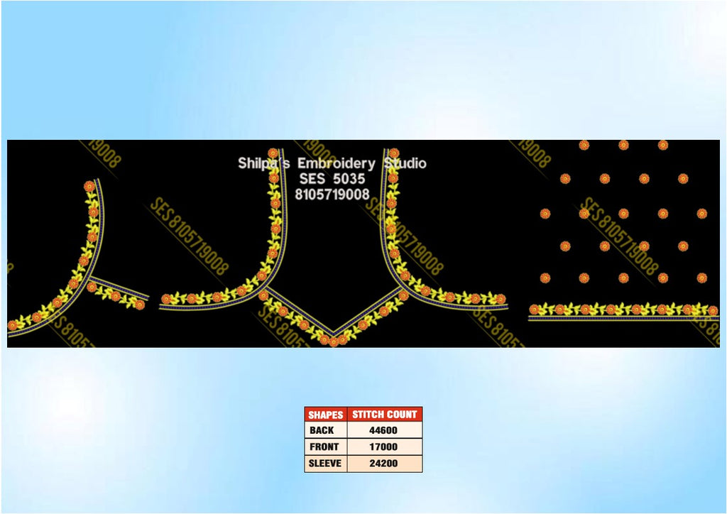 Embroidery Designs 5001-5100 Series