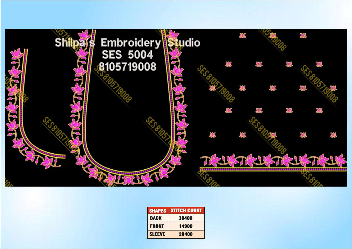 Embroidery Designs 5001-5100 Series