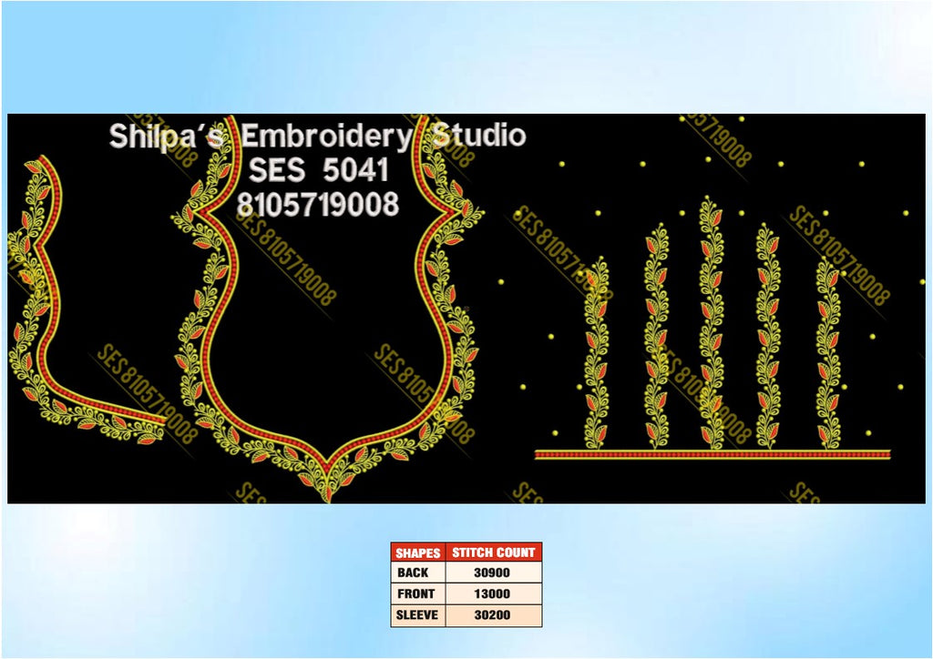 Embroidery Designs 5001-5100 Series