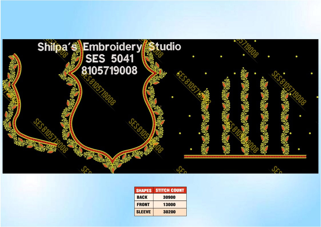 Embroidery Designs 5001-5100 Series